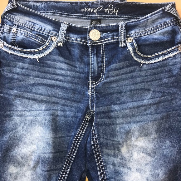 Ariya Denim - Embellished Ariya Jeans 